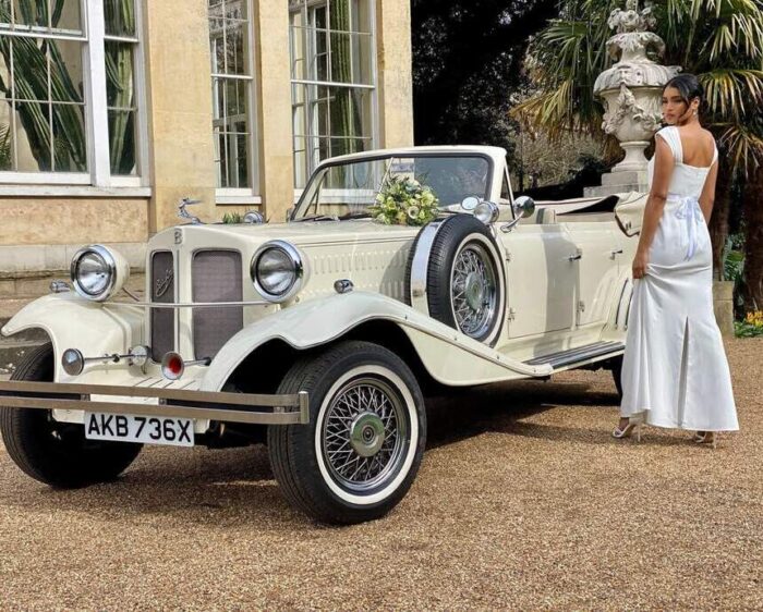 classic wedding car